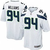 Nike Men & Women & Youth Seahawks #94 Williams White Team Color Game Jersey,baseball caps,new era cap wholesale,wholesale hats